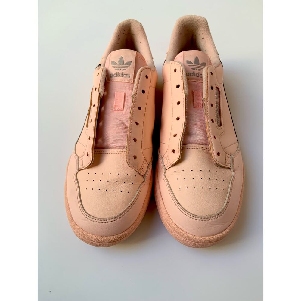 Adidas Women's Originals Continental Coral Orange Sneaker Shoes Size 6.5 - Picture 4 of 11